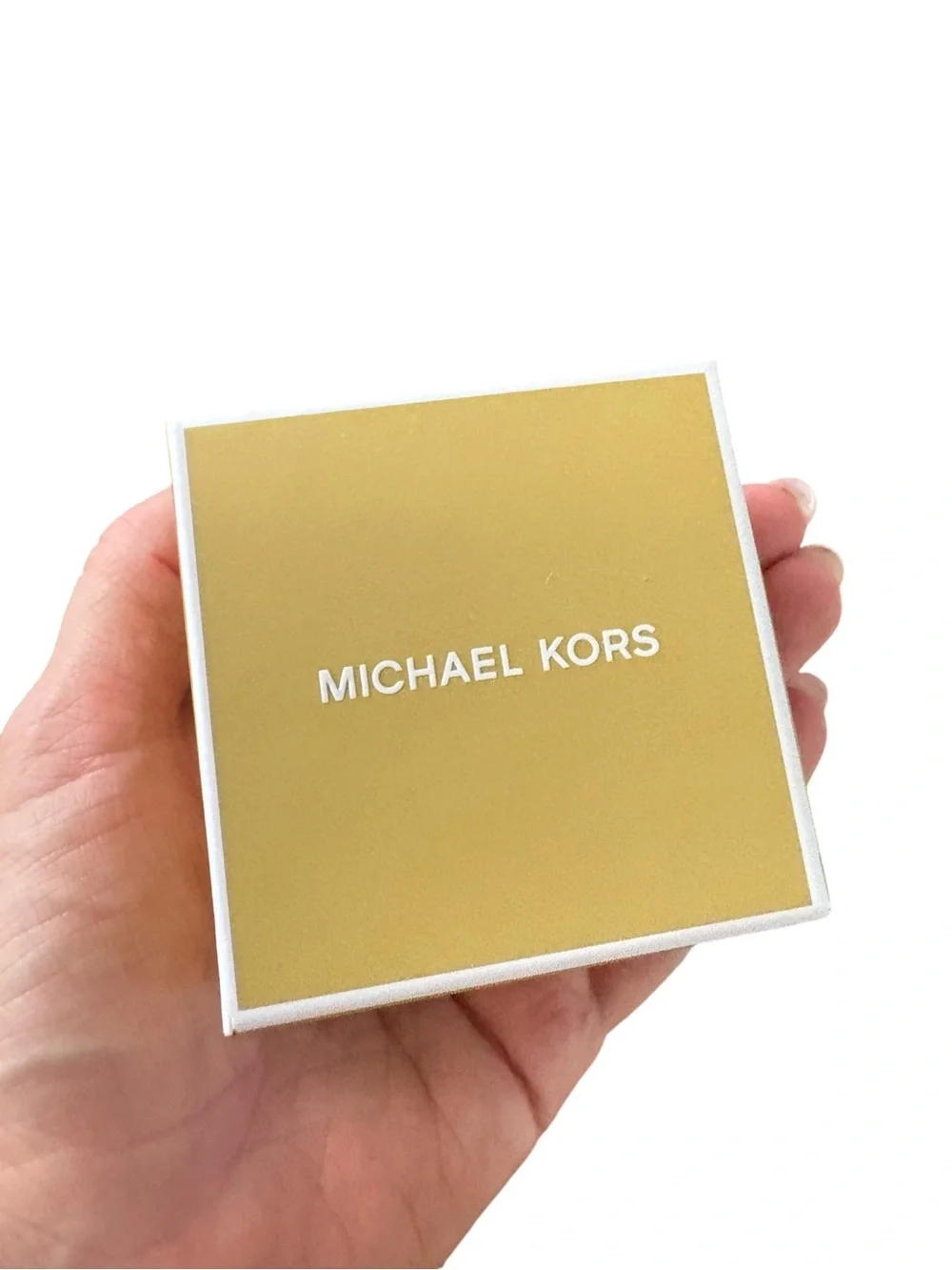 NEW Michael Kors Gold Heart Stud Earrings